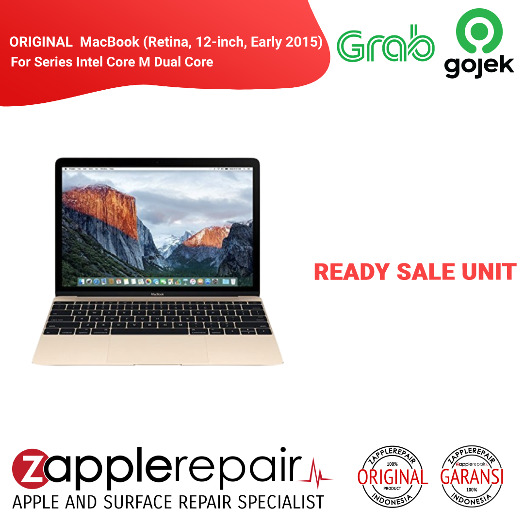 MacBook Retina  12 inch Early A1534 2015 Gold Second Bekas Garansi Original Zapplerepair